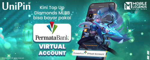 Kini Top Up Diamonds MLBB di UniPin Bisa Pakai Permata Bank Virtual Account Loh!
